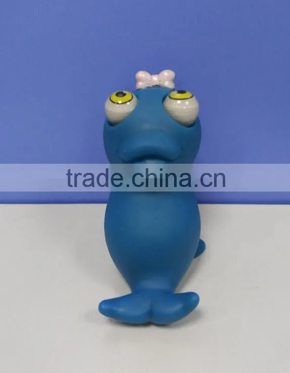 rolling eyes lovely dolphin keychain