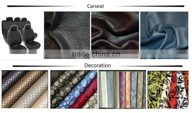 Classic patterns, lychee pattern pu leather for bags any colors is available. stocklot pu leather