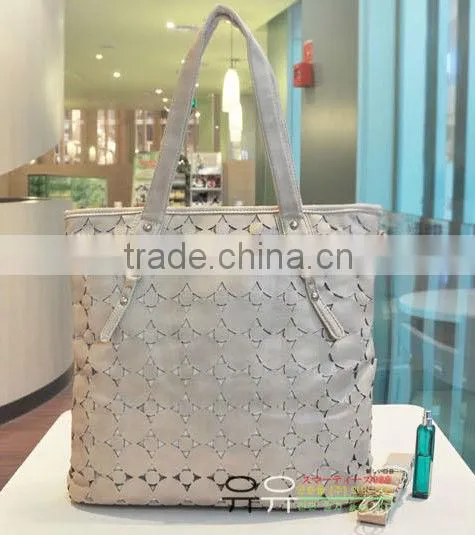 hot sale fashion women pu tote bag different colors
