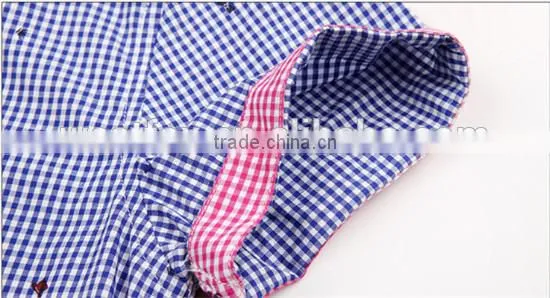short sleeve shirts kid garment fashion formal cotten collar children bow-tie gentlemen boy shirt kid clothes