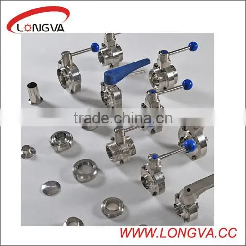 Stainles steel 6 inch butterfly valve