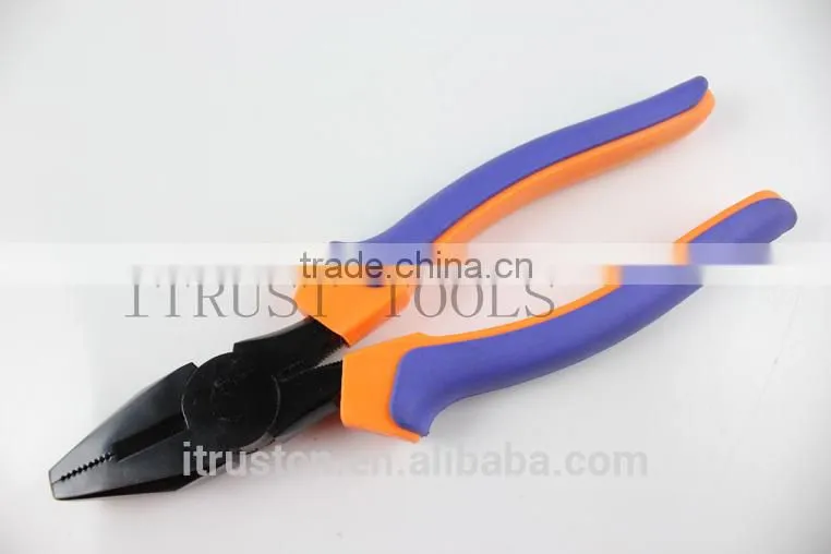 combination plier with 2 color handle good quality PL1022D GS KING TOOLS