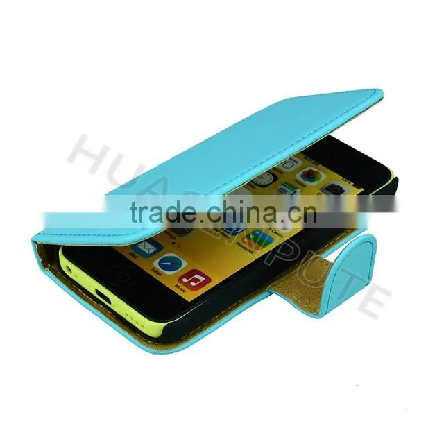 Special high quality leather book case for iphone 5c , mobile phone cases for iphone5c