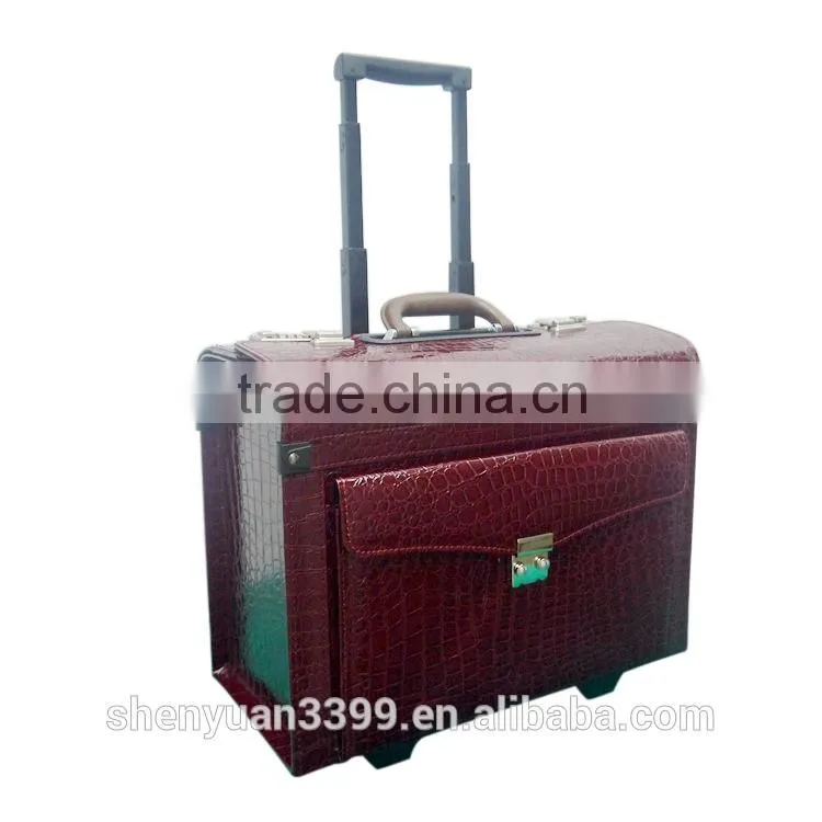 Promotionals High Grade Red Travel Bag Trolley Shoppong Bag With Wheel