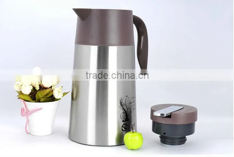Stainless steel vacuum coffee pot, coffee mug hot new products for 2015
