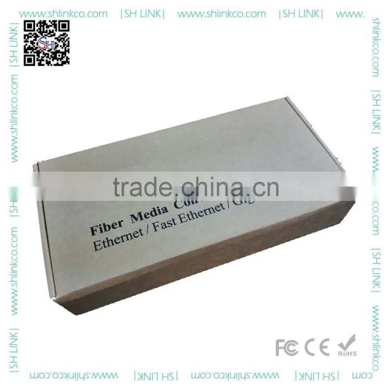 Highly efficient 10/100M optical switch 1 fiber optic port to 4 UTP port converter