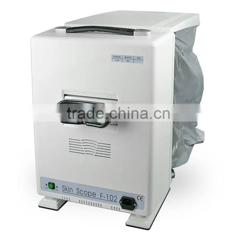 Facial skin analysis machine