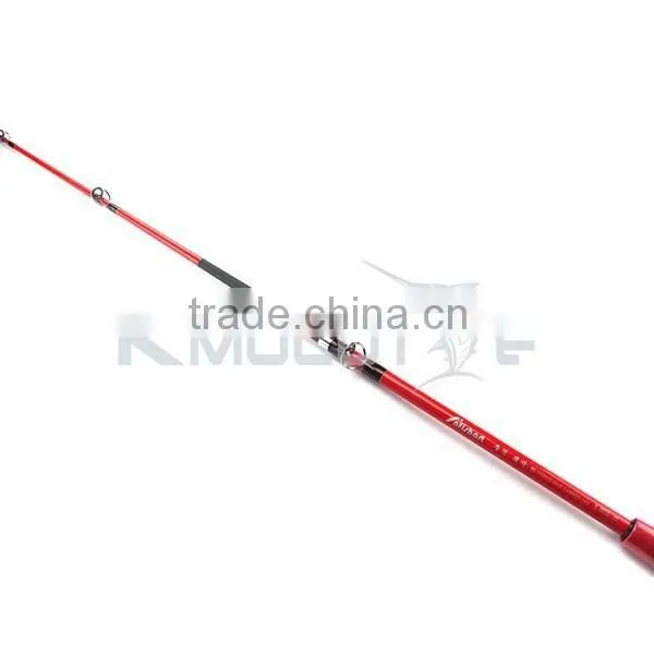 ROD-MAX CARBON BOAT 2 sections boat fishing rod red color fishing gear