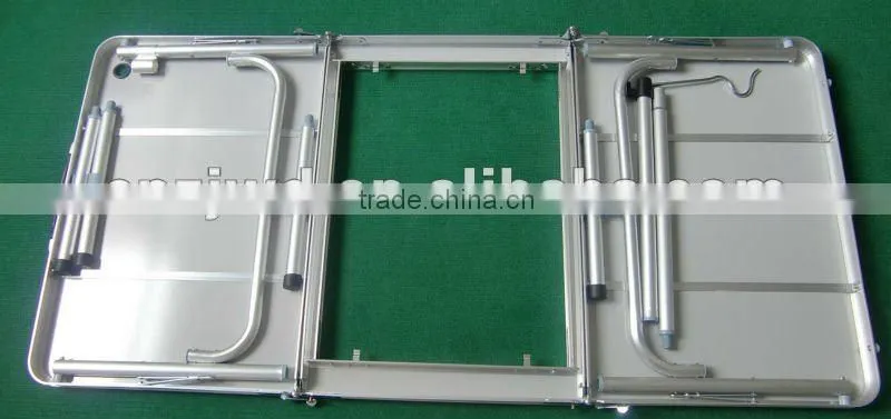 folding Barbecue BBQ Table with iron pan&lamp holder