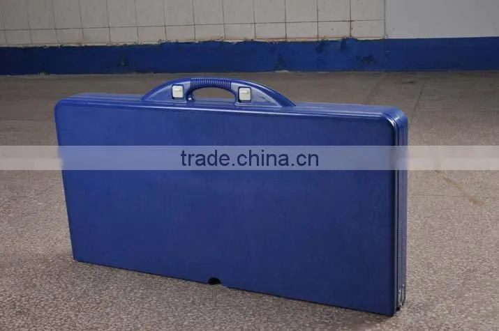Outdoor plastic folding picnic table