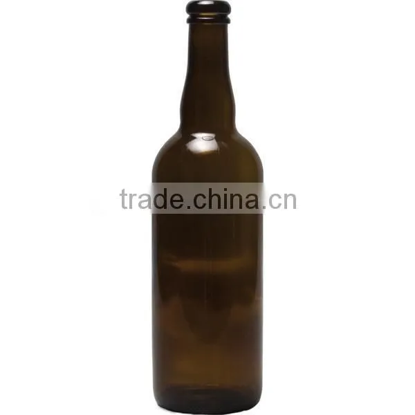 High quality black beer bottle, empty new beer bottles
