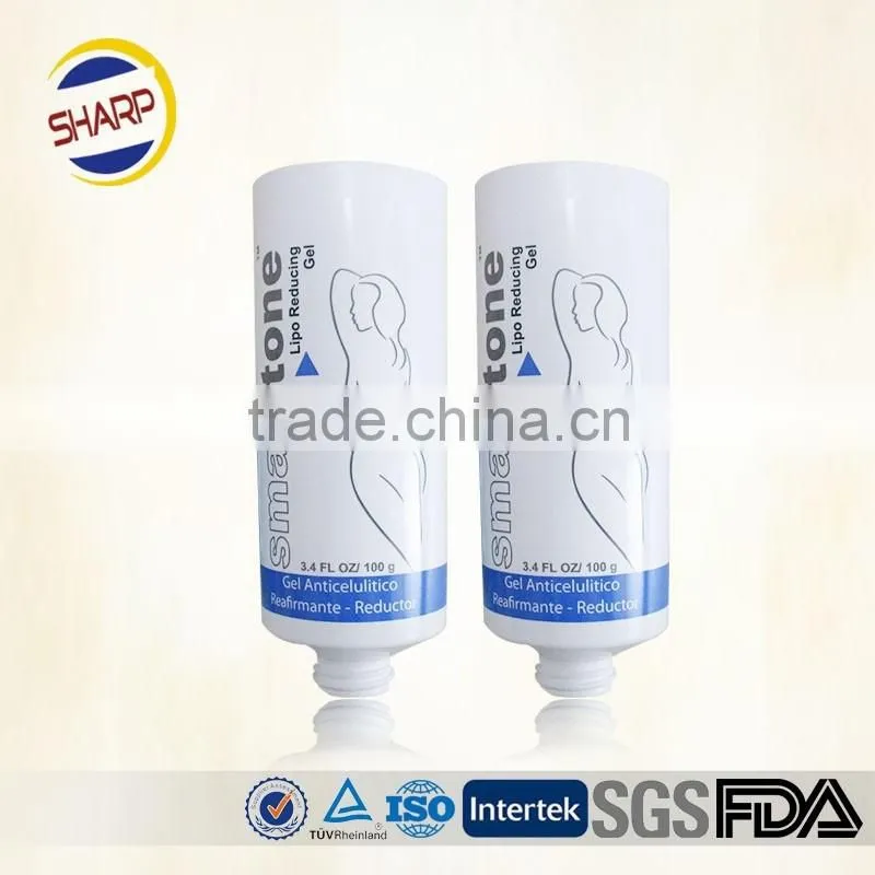 Profassional supplying end unsealed plastic cosmetic tube packaging