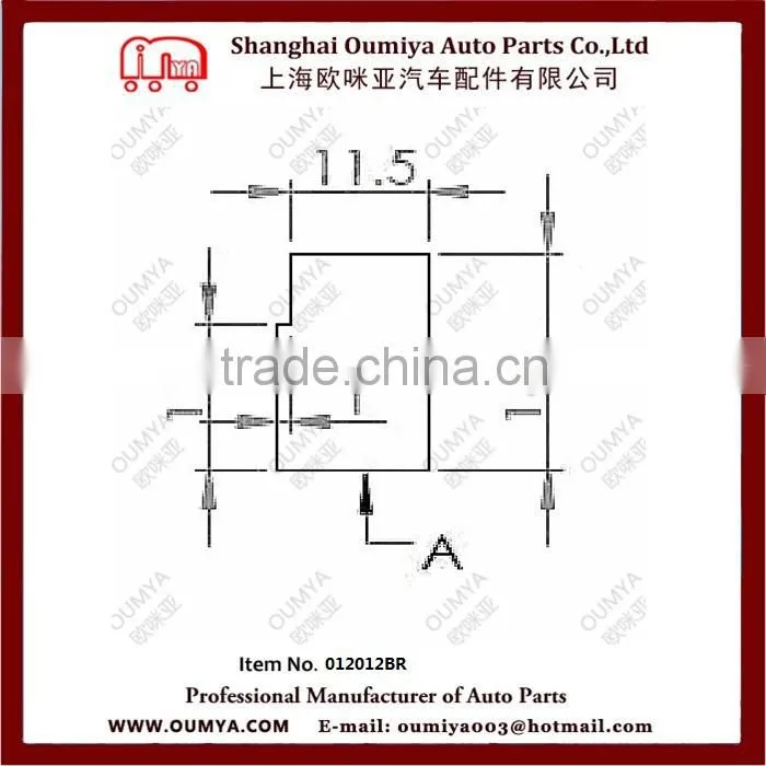Rubber gasket for ar pipe ( Auto parts ) 012012BR