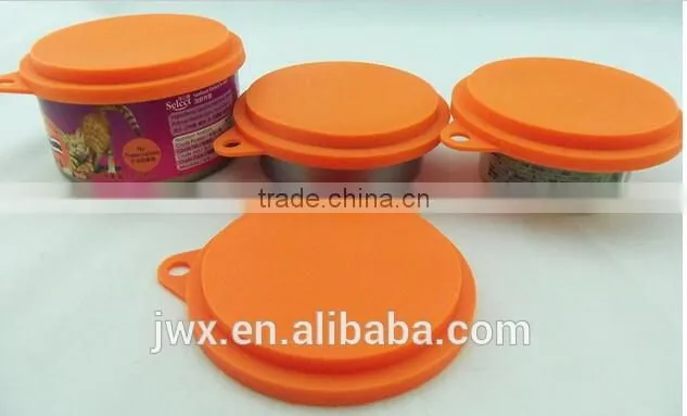 Silicone Food Can Cover Lid Dog Cat Pet cans lid silicone Reusable Storage Cap