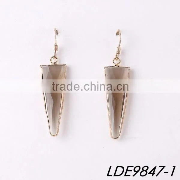White heart earring star shaped adorable dangle earrings