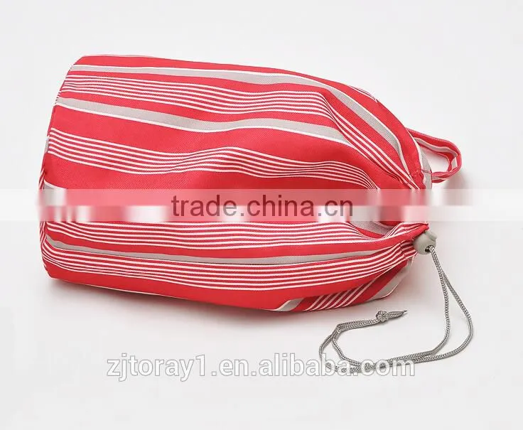 Polyester Drawstring Duffle Laundry Shoulder Backpack Shoe Bag