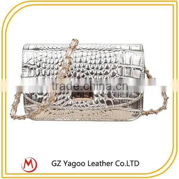 High Standard Sexy Mini Shoulder Bag Clutch Croco Bag