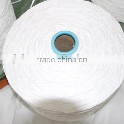 bleach color Recycled cotton yarn