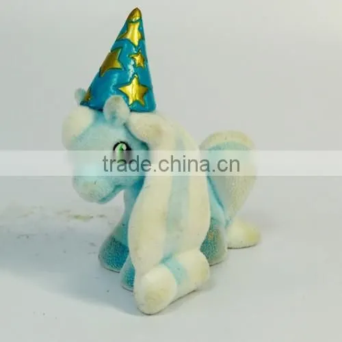 my little pony beautiful color flocking toys