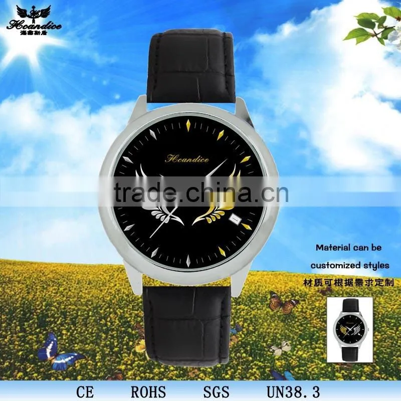 2015 wholesale leather western mens watch mens sports digital