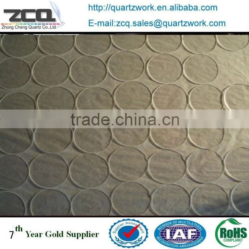 High temperature resistance fused silica quartz glass window for sale