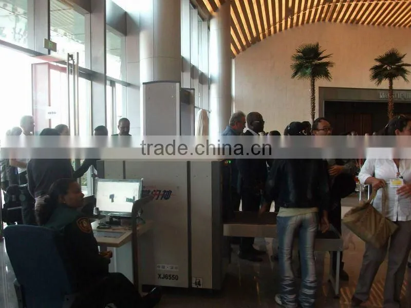 X ray baggage and luggage inspection scanner XJ6550