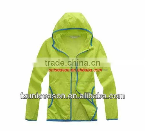 Colorful unisex summer windbreaker jacket