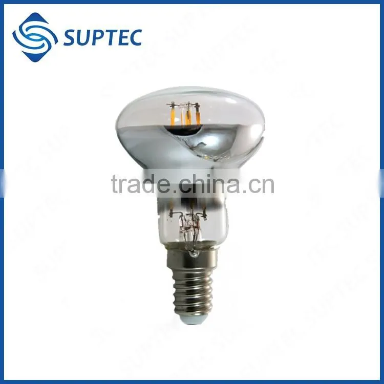 Vintage 2W 200-220LM 2700K R50 E14 LED Filament Light Bulb 20W Equivalent