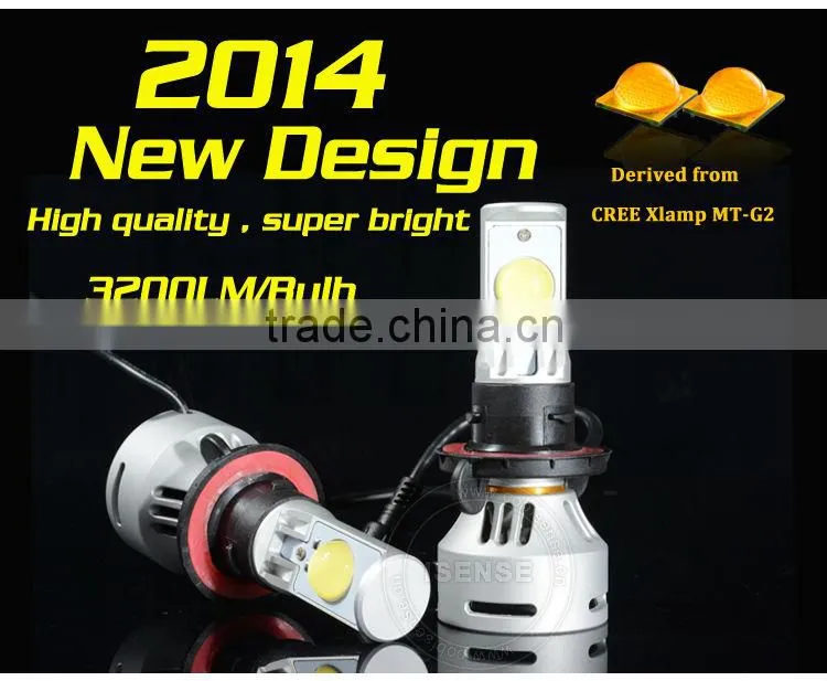 china manufacturer led headlight for universal cars , 3200 lumens super bright bus headlight