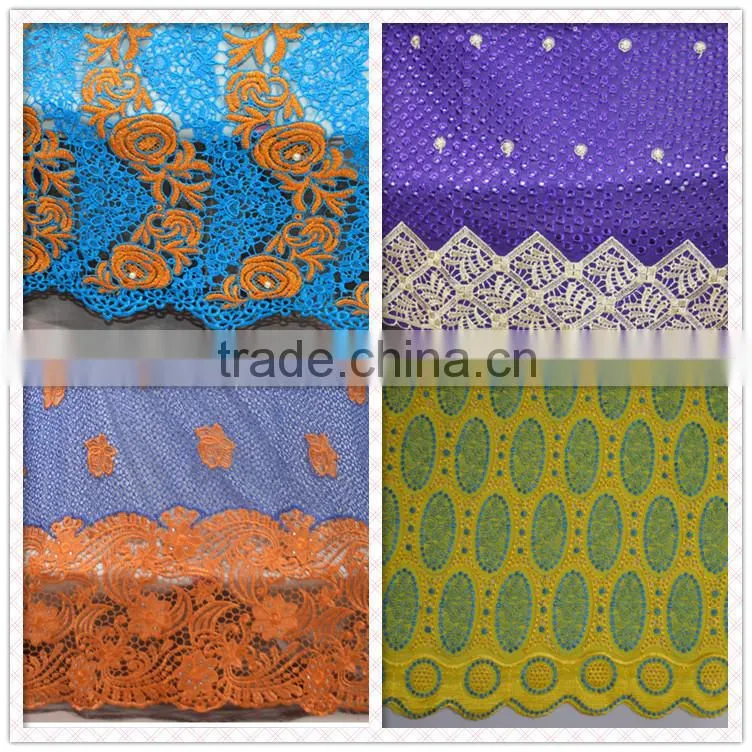 Velvet Lace For Lace Wedding Dressing/African velvet Lace Fabrics for wholesale
