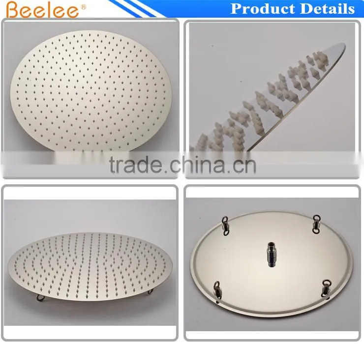 Stainless Steel Shower Head, Rotating Shower Head, Ceiling Mounted rain shower head