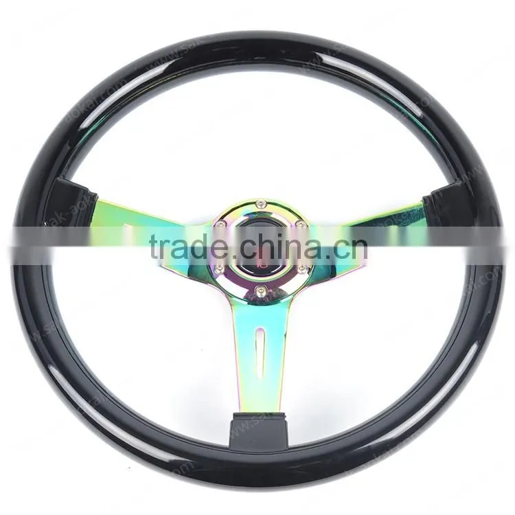 14 inch universal neochrome ABS steering wheel
