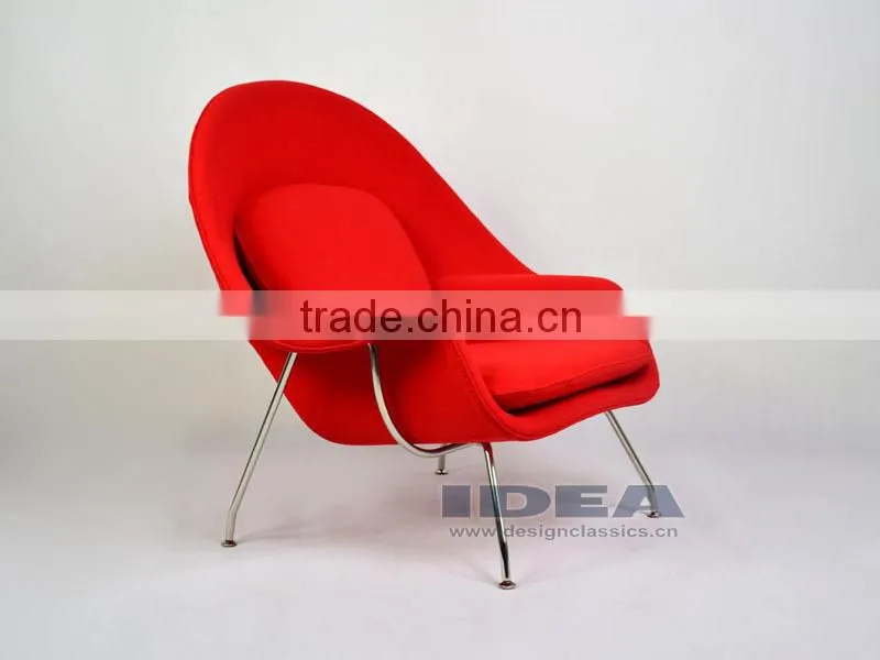 Replica Womb Chair - Red Wool Fabric