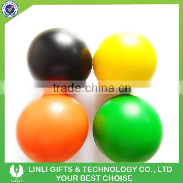 Oem logo 6.3cm smiling pressure release PU stress ball