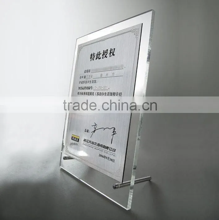 Economic Clear Acrylic Display Card