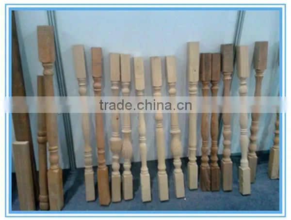 recon wood stair pillar wood carved balusters