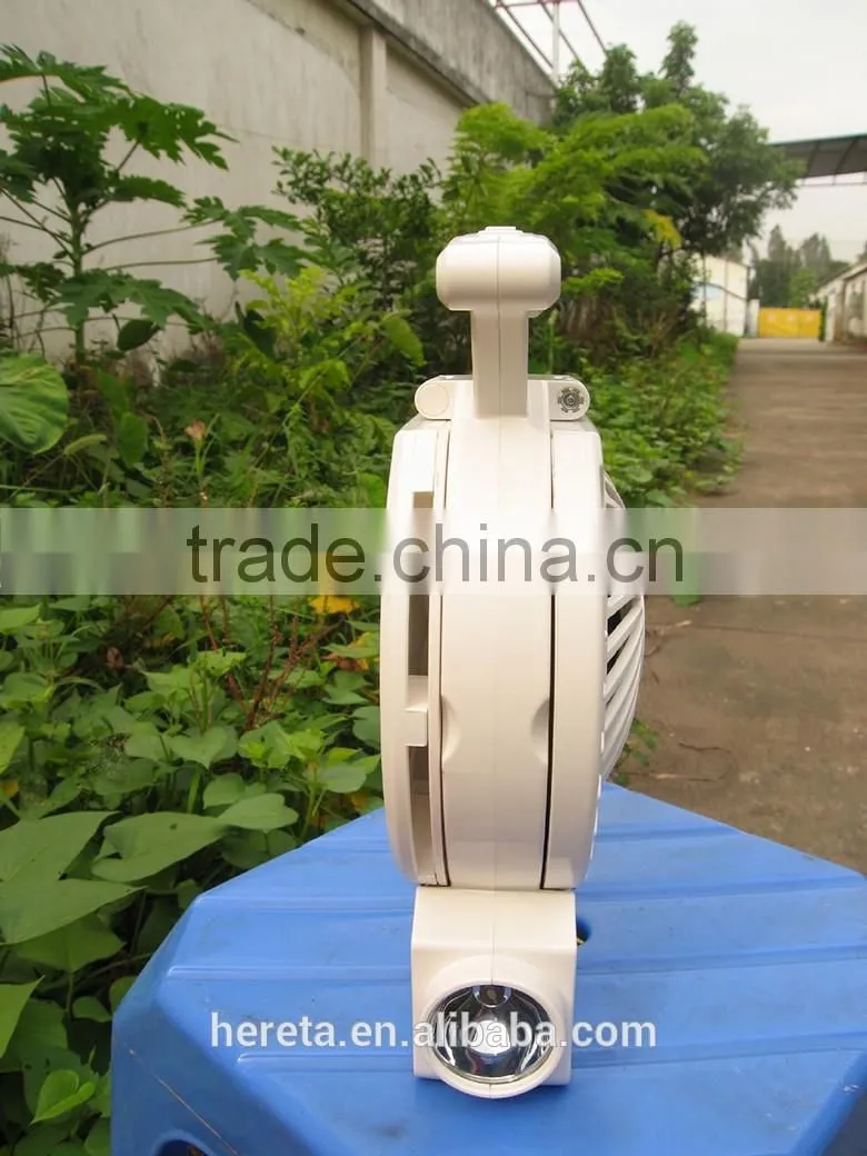 Shenzhen factory direct sale multifunction solar power bank with radio and fan
