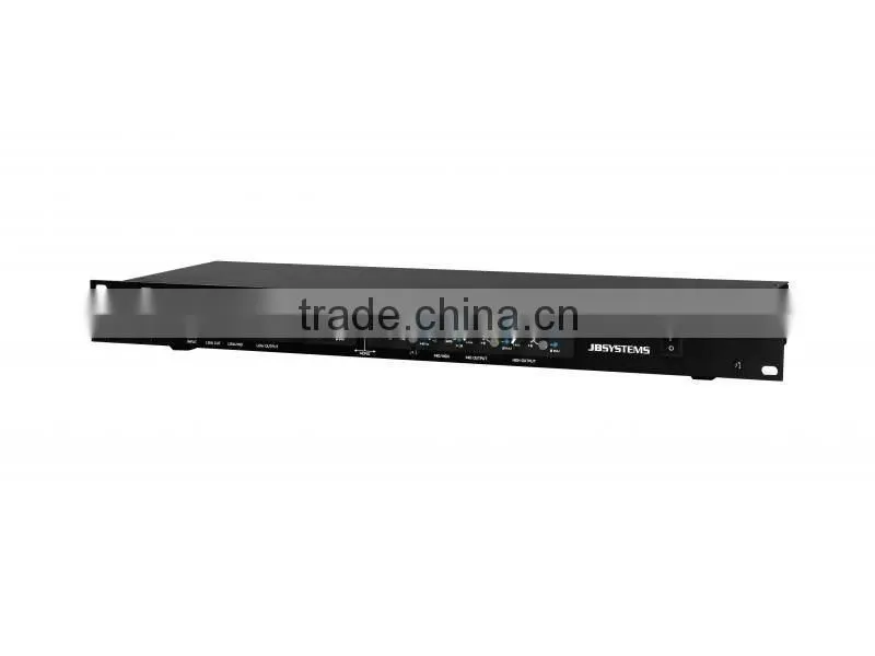 Digital 2-way stereo or 3-way mono crossover
