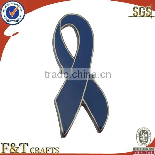 nice pink lanyards metal ribbon badge
