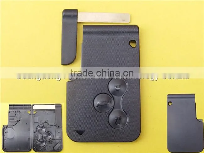 Best Price renault megane with 3 Button Remote Replacement Key Fob Smart Card Renault Key Shell Case Megane