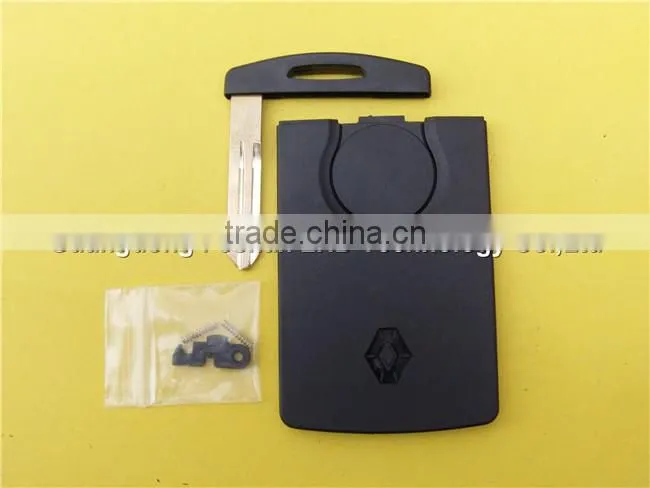 New keyless entry for Renault Koleos 4 buttons smart card key case replacement shell