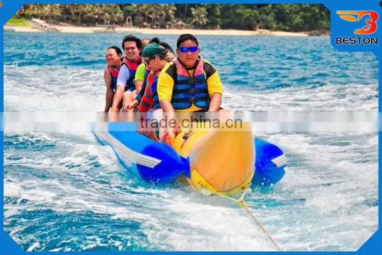 Outdoor Adults Exciting Water Game inflatable tube towable banana boat