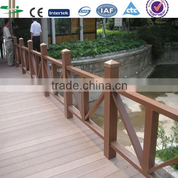 Plastic Composite WPC Fencing Post/wpc rail fence/wpc outdoor fence