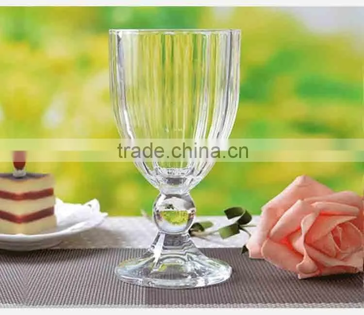 Best Price clear globet cheap glass cup