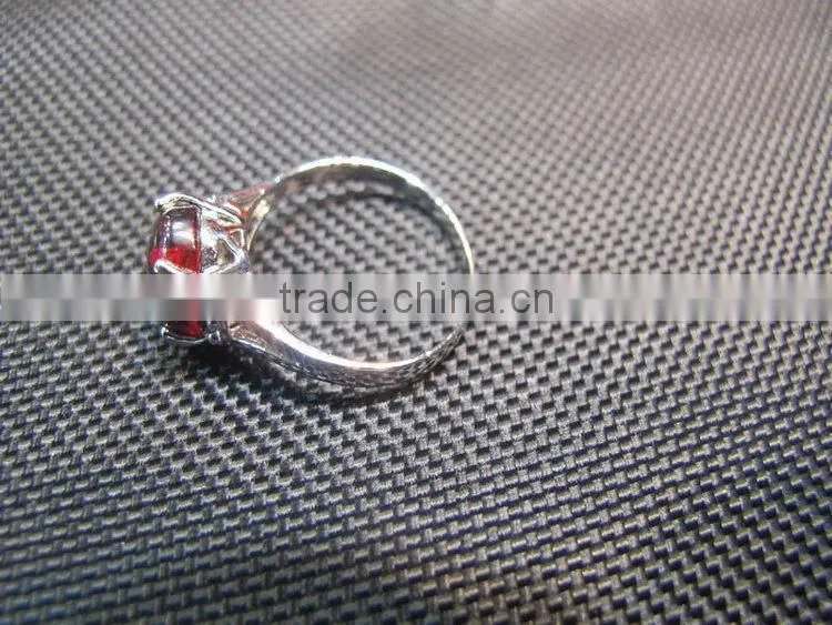 New style top sell 925 sterling silver blur gemstone rings