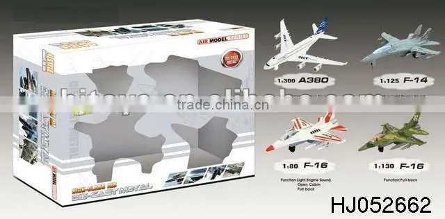1:80 Alloy plane with light & sound