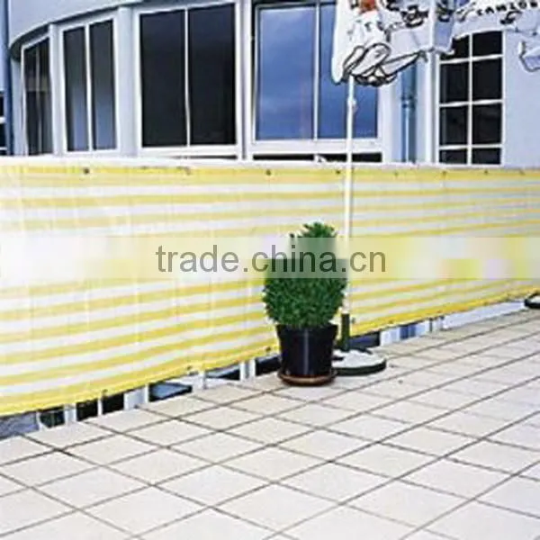 balcony protection net balcony screen mesh balcony cloth with white strips