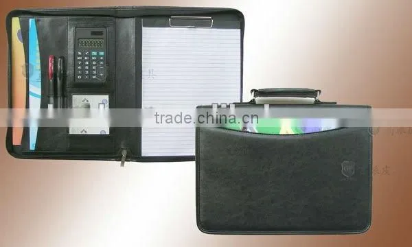 2013 Hotsale Leather A4 portfolio folder
