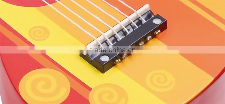 Fashion children wooden bass guitar, hot sale children acoustic guitar, popular wooden guitar