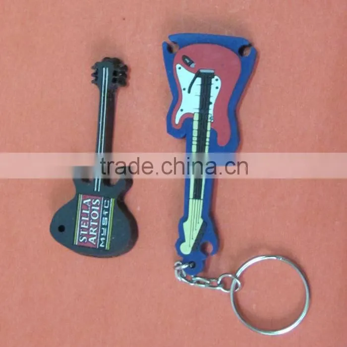 Promotion Wholesale 3d Car printed Rubber Key Ring/pvc keychain custom